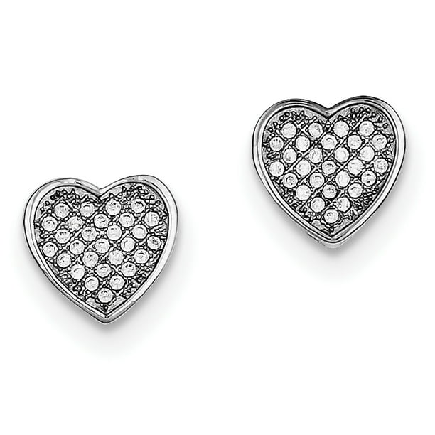 925 Sterling Silver Cubic Zirconia Cz Heart Post Stud Earrings Love Fine Jewelry Gifts For Women For Her 925 Sterling Silver Cubic Zirconia Cz Heart Post Stud Earrings Love Fine Jewelry Gifts For Women For Her